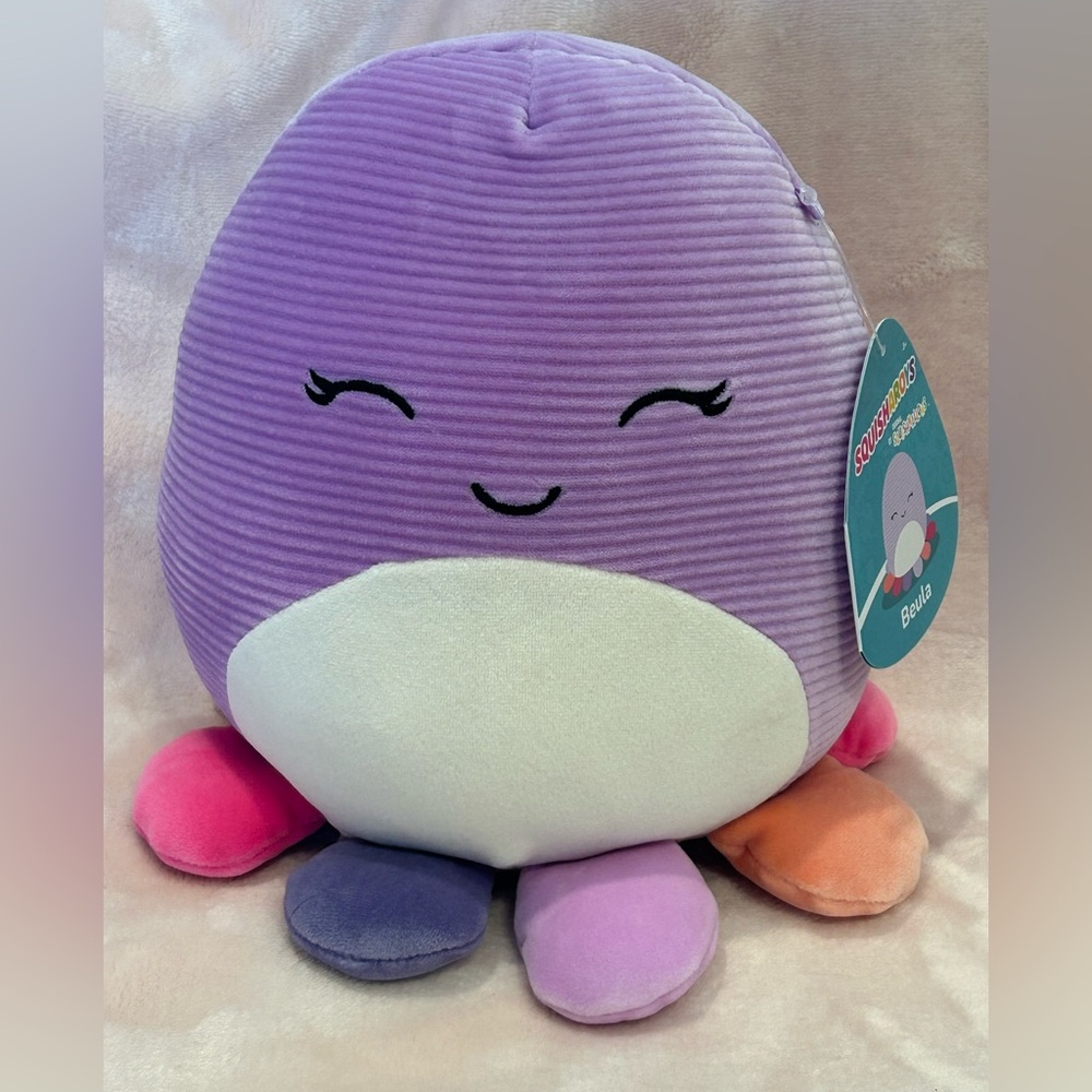 Beula Corduroy Octopus Squishmallow 8"